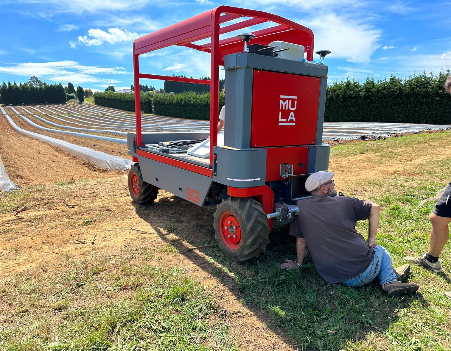 AGV Agro trabajando con el
